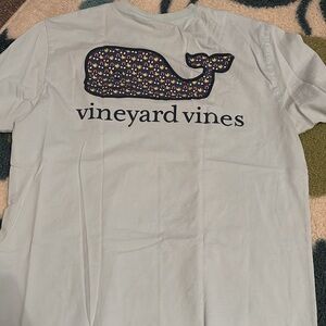 Vineyard Vines Pastel Blue Whale Tee